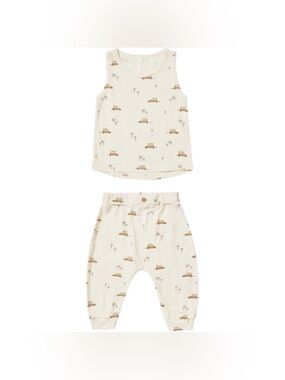 Rylee Cru Surf Buggy Tank + Slouch Pant Set 12-18M